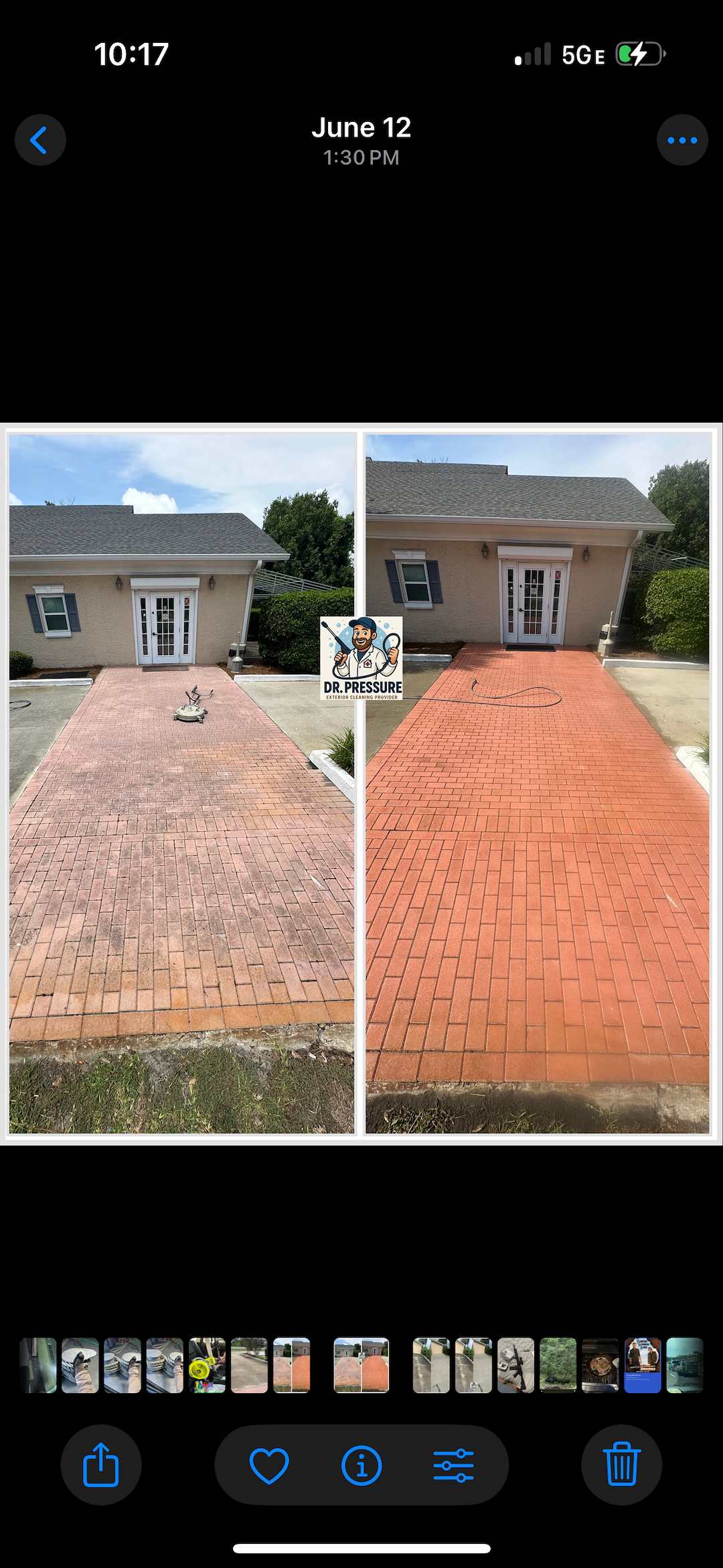 Commercial Paver cleaning job performed in Panama City, Fl Thumbnail